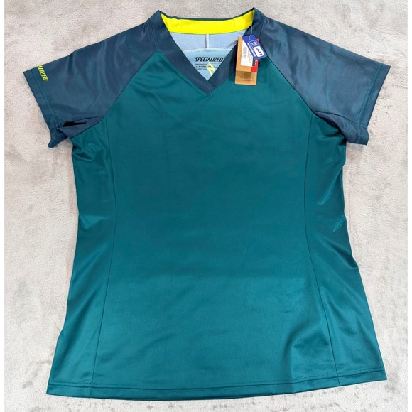 Specialized Tops - NWT Specialized Women MTB Andorra Jersey Short Sleeve Tropical Cast Blue Large